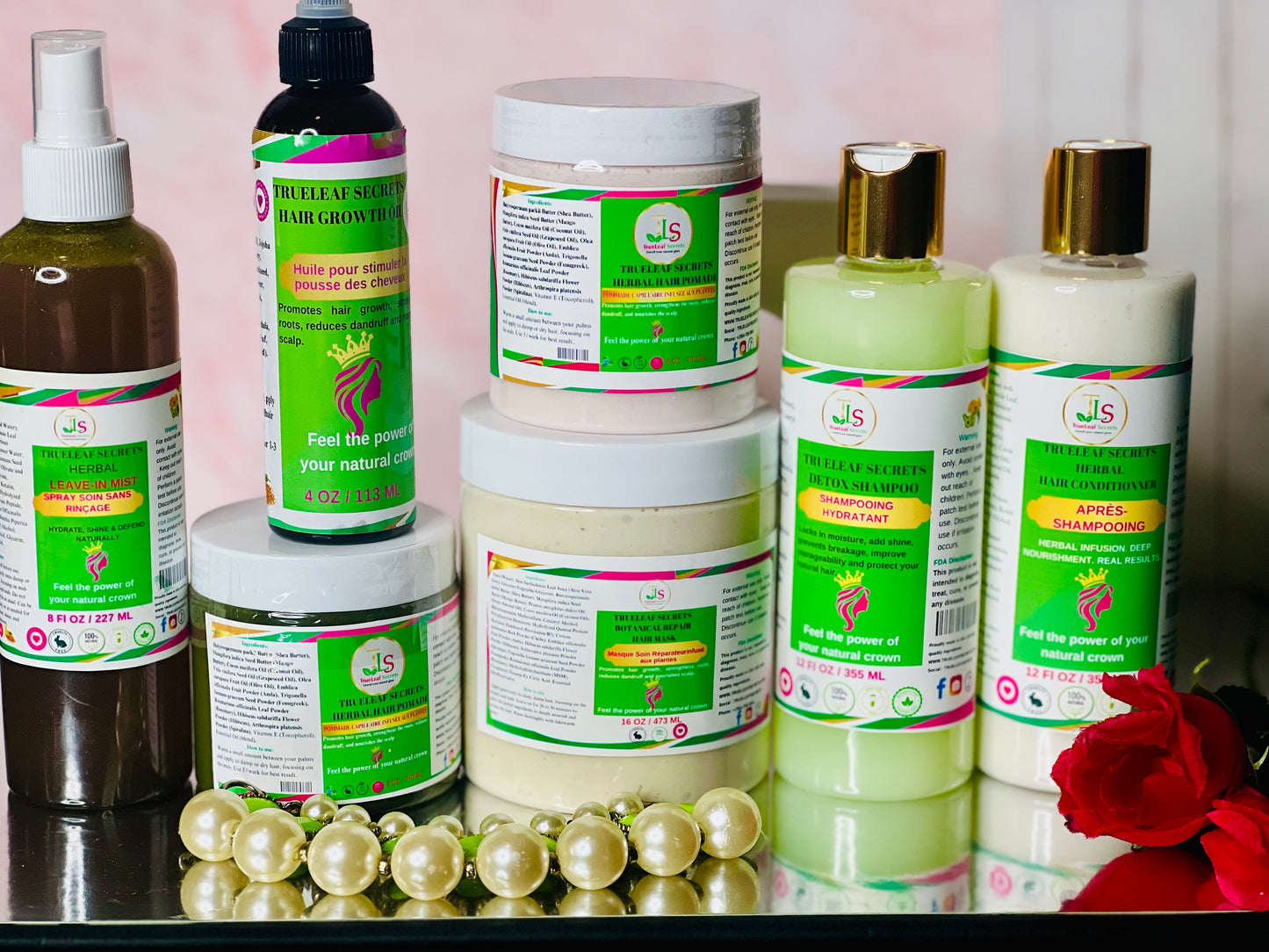 TLS GAM KONPLÈ | 7 produi | TLS Complete Hair Care Set – 7 Essentials for Healthy, Nourished Hair