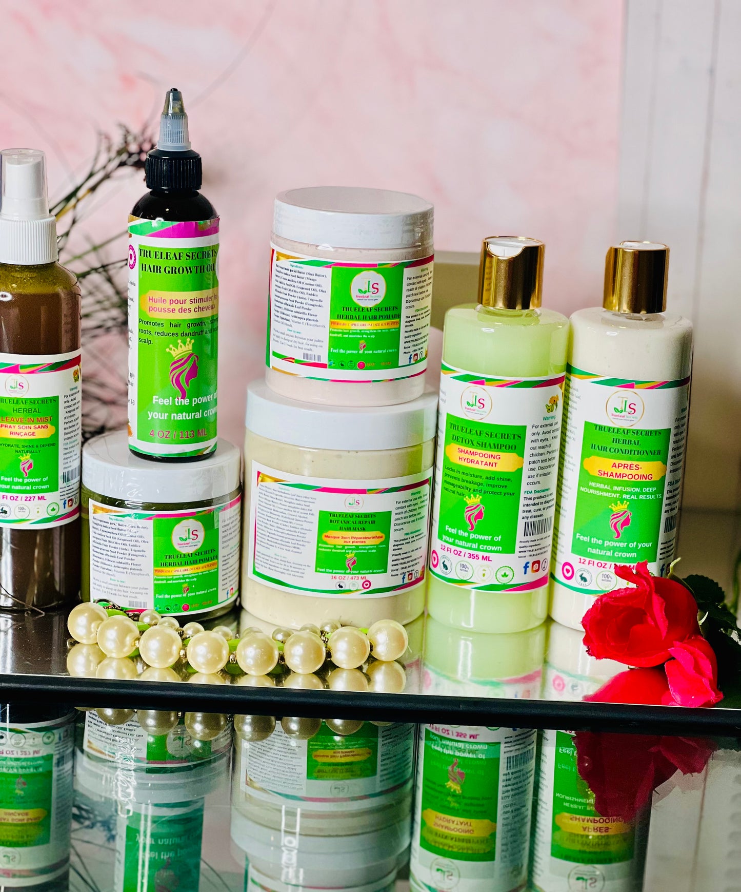 TLS GAM KONPLÈ | 7 produi | TLS Complete Hair Care Set – 7 Essentials for Healthy, Nourished Hair