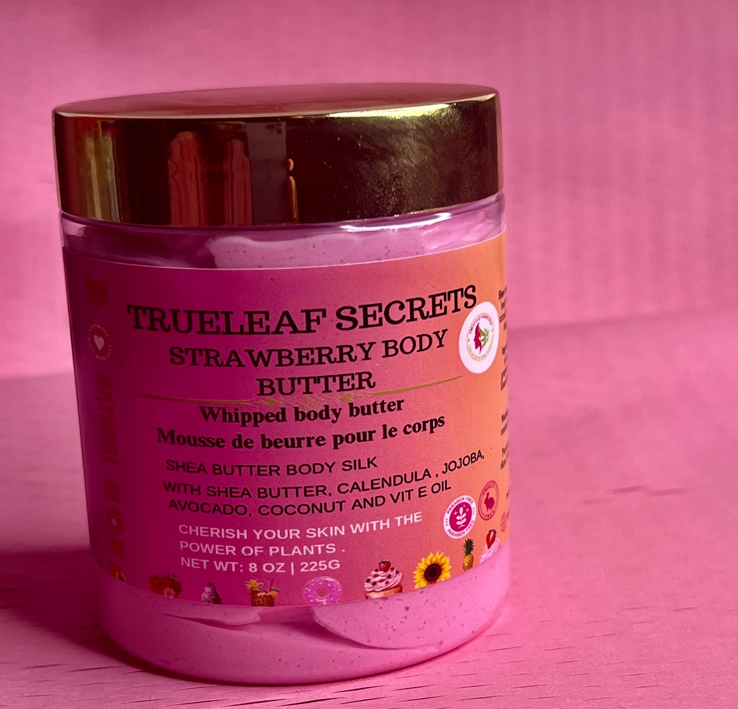 TRUELEAF SECRETS Nourishing strawberry body butter