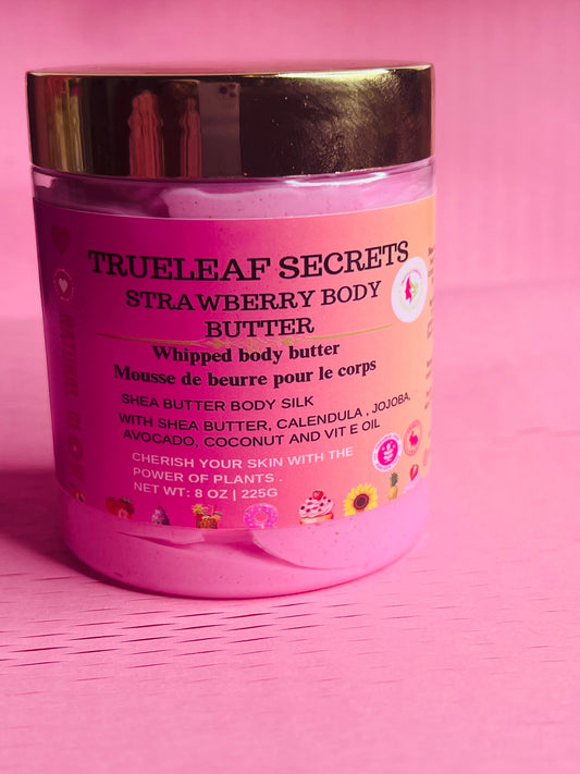 TRUELEAF SECRETS Nourishing strawberry body butter